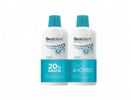 Bexident Encías Triclosan Colutorio Duplo 2x500ml
